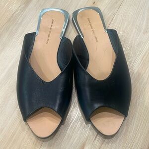 Zara leather mules - size 7.5 (38)